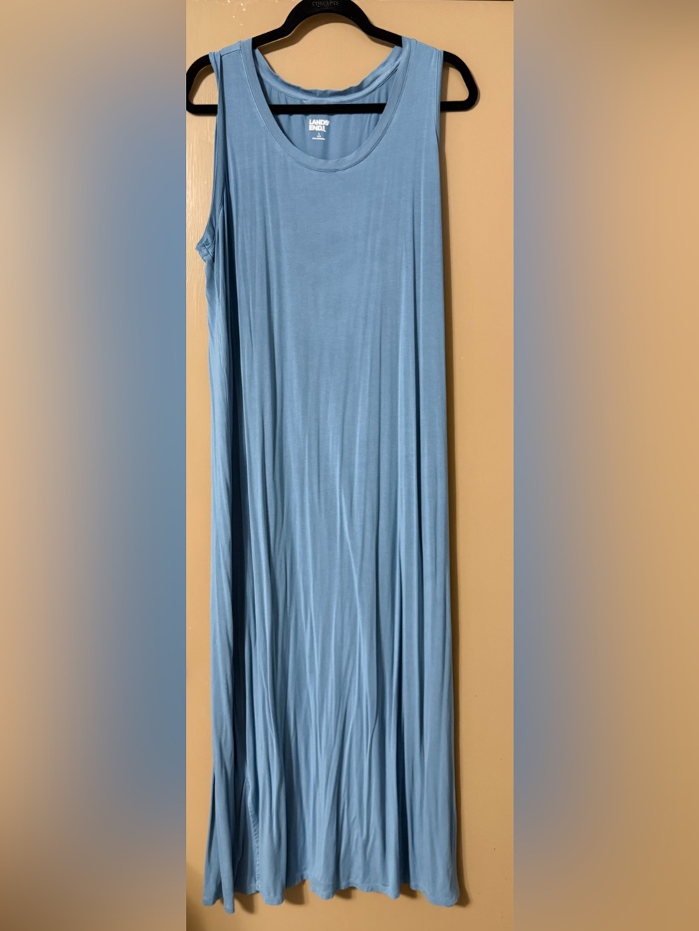 Lands end Light Blue Women's Maxi dress - Classic Flow